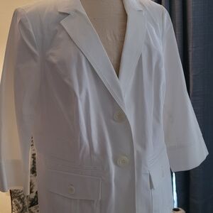Lane Bryant Classic White Blazer